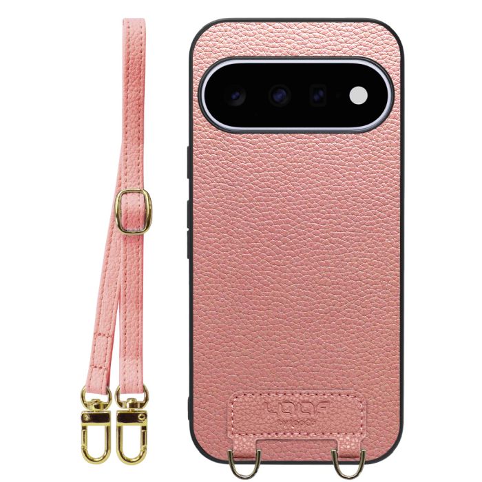 [ LOOF LUXURY-SHELL SHOULDER ] Google Pixel 11  ショルダーストラップ付き シンプルでスマート 本革 シェル型ケース ショルダー ストラップ スマホショルダー [ Google Pixel 11 ]