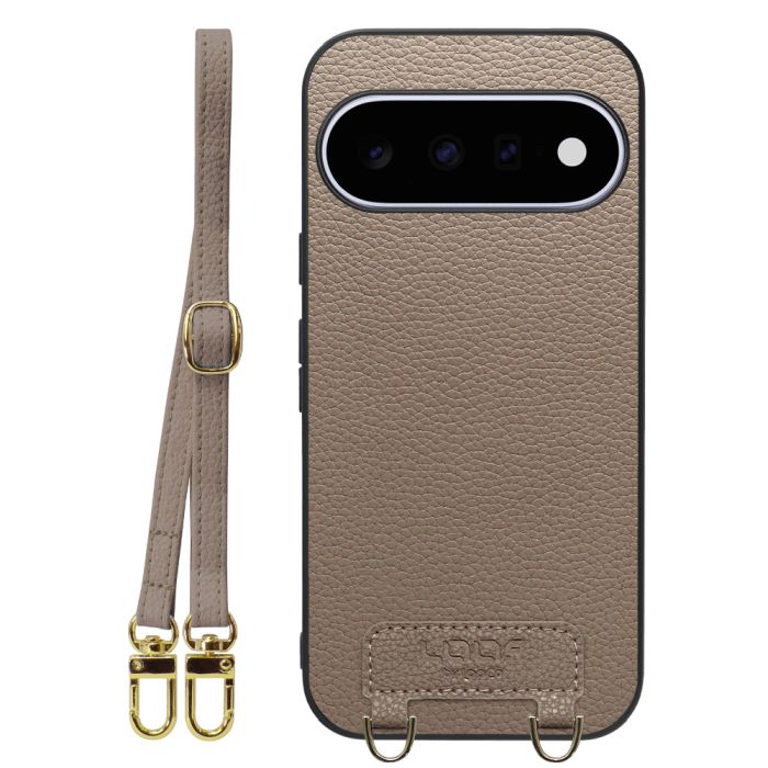 [ LOOF LUXURY-SHELL SHOULDER ] Google Pixel 11  ショルダーストラップ付き シンプルでスマート 本革 シェル型ケース ショルダー ストラップ スマホショルダー [ Google Pixel 11 ]