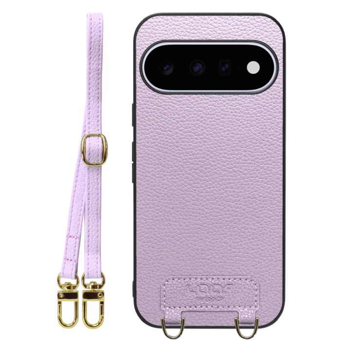 [ LOOF LUXURY-SHELL SHOULDER ] Google Pixel 11  ショルダーストラップ付き シンプルでスマート 本革 シェル型ケース ショルダー ストラップ スマホショルダー [ Google Pixel 11 ]