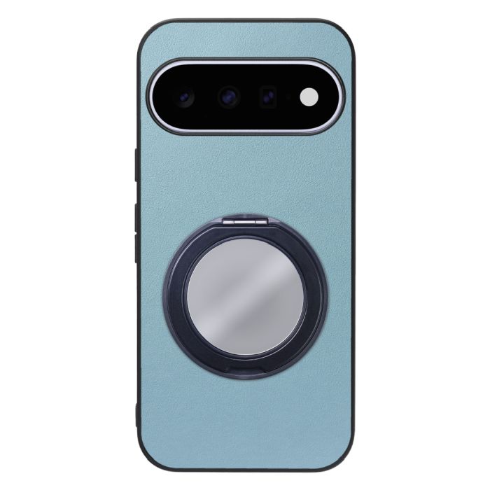 [ LOOF RING-SHELL (ミラー Ver.) ] Google Pixel 11  スマホケース 背面 ケース カバー ミラー付きスマホリング スタンド 本革 レザー 落下防止  [ Google Pixel 11 ]