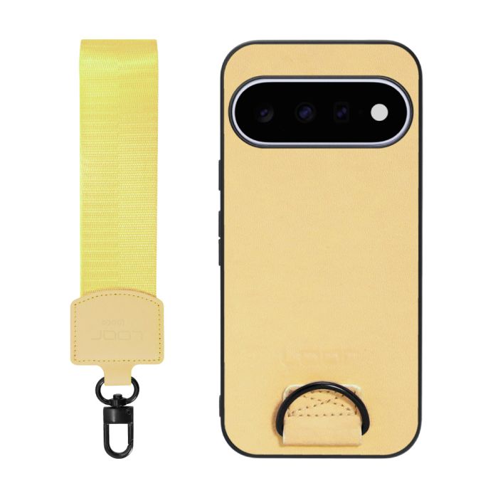 [ LOOF STRAP-SHELL (ショートVer.) ] Google Pixel 11  スマホケース 背面 ケース カバー ハードケース ハンドストラップ  本革 [ Google Pixel 11 ]