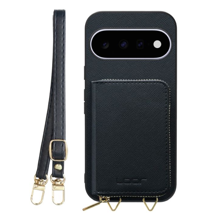 [ LOOF CASUAL-SHELL POUCH ] Google Pixel 11  ケース ショルダー スマホショルダー 背面 収納 ポーチ付き カバー スマホケース ストラップ レザー [ Google Pixel 11 ]