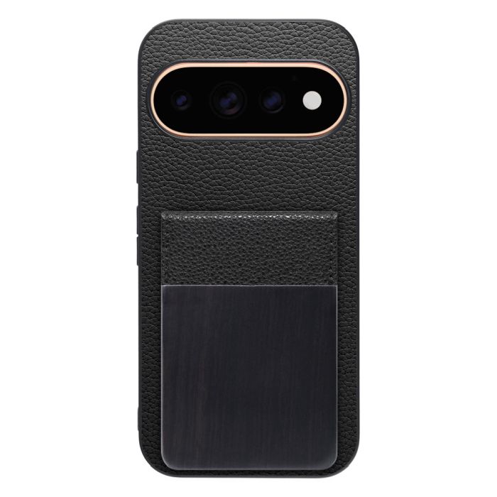 [ LOOF NATURE-SHELL ] Google Pixel 11 Pro  ケース 背面 カード収納 カード入れ カードポケット カバー スマホケース 天然木 本革 [ Google Pixel 11 Pro ]
