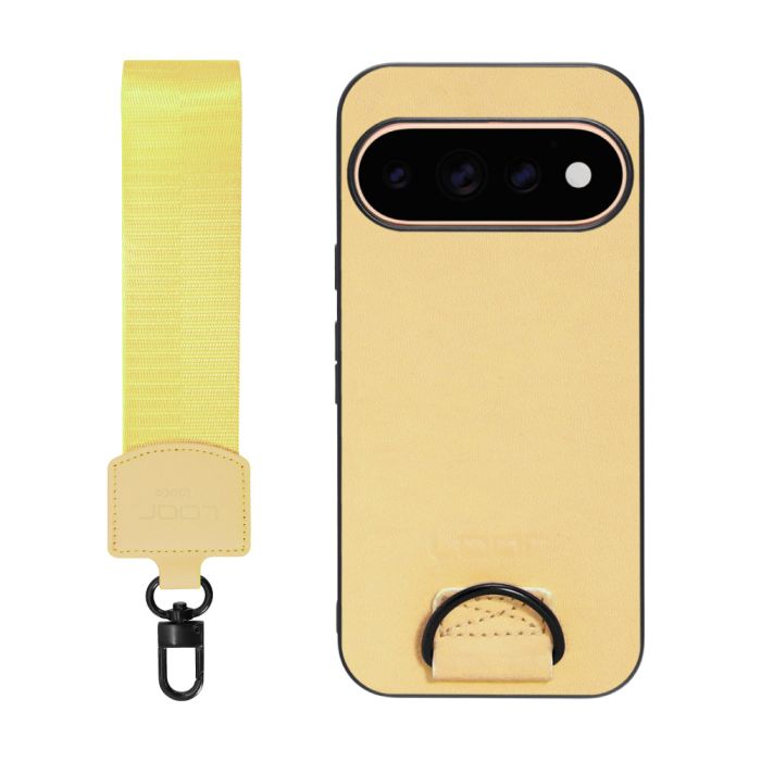 [ LOOF STRAP-SHELL (ショートVer.) ] Google Pixel 11 Pro  スマホケース 背面 ケース カバー ハードケース ハンドストラップ  本革 [ Google Pixel 11 Pro ]