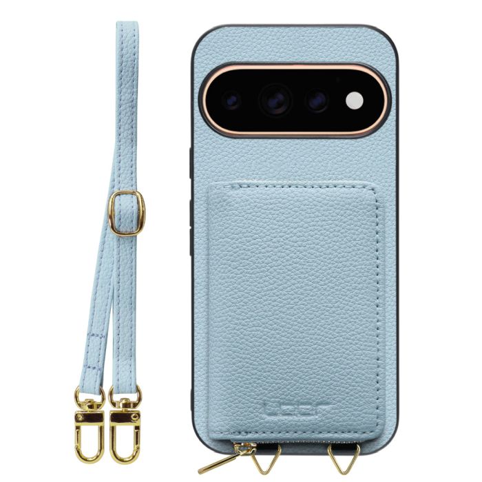 [ LOOF LUXURY-SHELL POUCH ] Google Pixel 11 Pro  ケース ショルダー スマホショルダー 背面 収納 ポーチ付き カバー スマホケース ストラップ 本革 [ Google Pixel 11 Pro ]