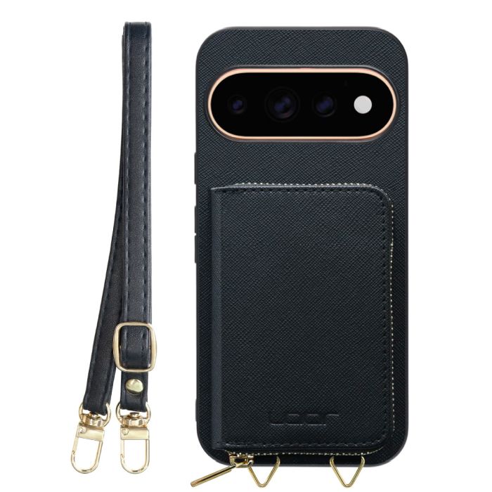 [ LOOF CASUAL-SHELL POUCH ] Google Pixel 11 Pro  ケース ショルダー スマホショルダー 背面 収納 ポーチ付き カバー スマホケース ストラップ レザー [ Google Pixel 11 Pro ]
