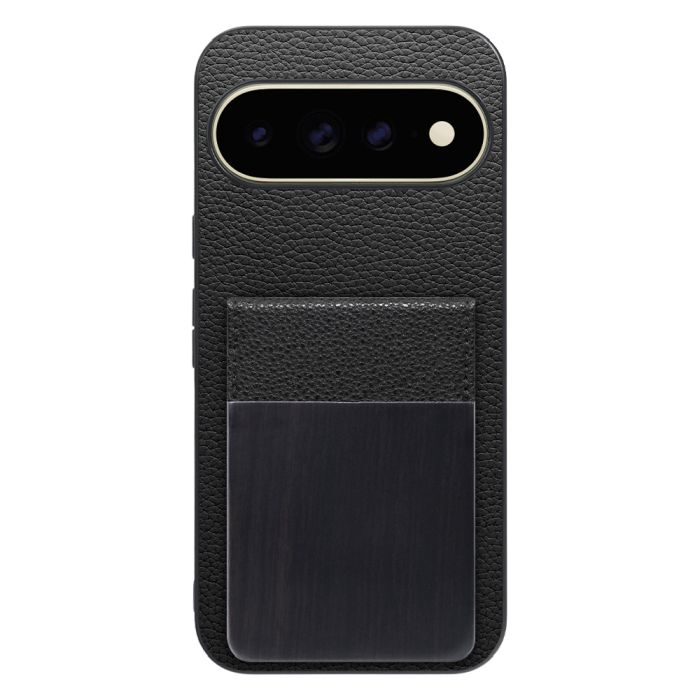 [ LOOF NATURE-SHELL ] Google Pixel 11 Pro XL  ケース 背面 カード収納 カード入れ カードポケット カバー スマホケース 天然木 本革 [ Google Pixel 11 Pro XL ]