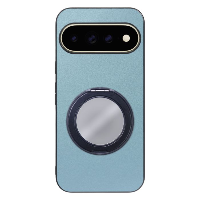 [ LOOF RING-SHELL (ミラー Ver.) ] Google Pixel 11 Pro XL  スマホケース 背面 ケース カバー ミラー付きスマホリング スタンド 本革 レザー 落下防止  [ Google Pixel 11 Pro XL ]