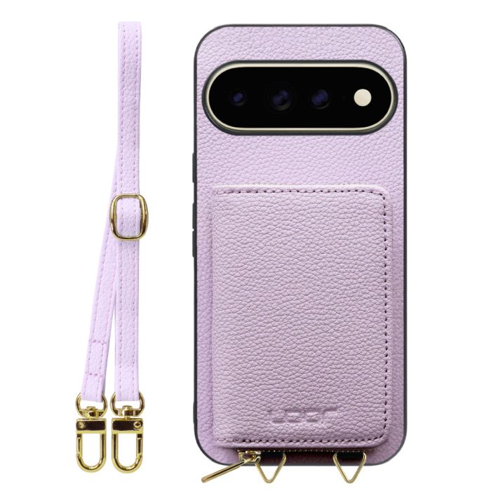 [ LOOF LUXURY-SHELL POUCH ] Google Pixel 11 Pro XL  ケース ショルダー スマホショルダー 背面 収納 ポーチ付き カバー スマホケース ストラップ 本革 [ Google Pixel 11 Pro XL ]