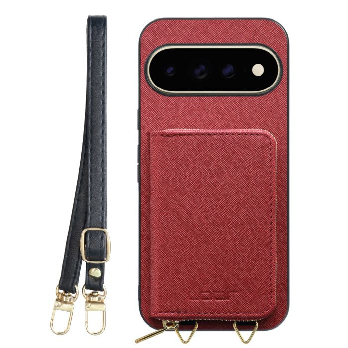 [ LOOF CASUAL-SHELL POUCH ] Google Pixel 11 Pro XL  ケース ショルダー スマホショルダー 背面 収納 ポーチ付き カバー スマホケース ストラップ レザー [ Google Pixel 11 Pro XL]