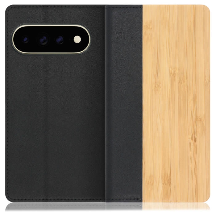 [ LOOF NATURE ] Google Pixel 11 Pro XL  スマホケース ケース カバー 手帳型ケース カード収納 マグネット付き 天然木 本革 ベルトなし [ Google Pixel 11 Pro XL ]