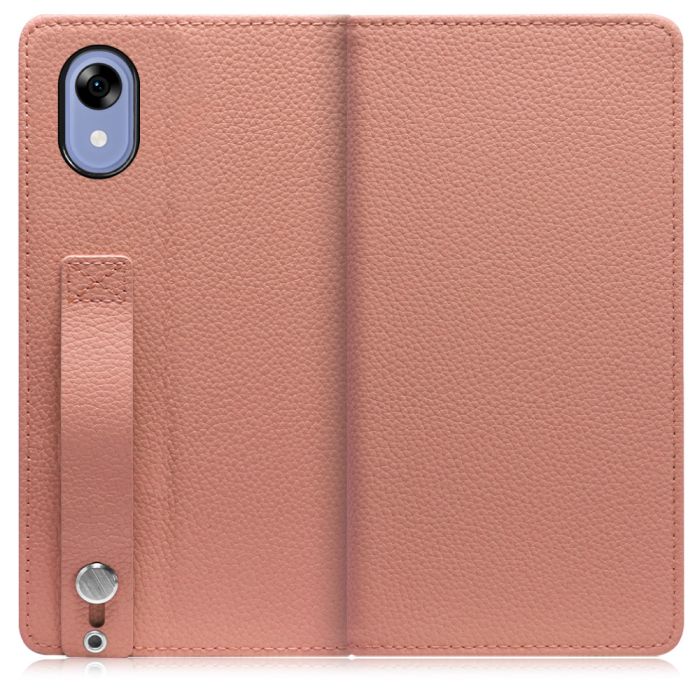 [ LOOF HOLD ] かんたんスマホ5  スマホケース ケース カバー 手帳型ケース 背面ベルト カード収納 本革 マグネットなし [ かんたんスマホ5 ]