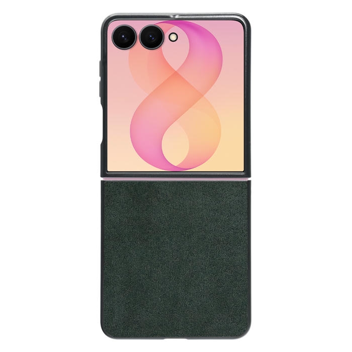 [ LOOF ALCANTARA-SHELL ] Galaxy Z Flip8 SM-F776Q SC-55G CG40 ケース カバー スマホケース アルカンターラ シンプル ストラップホール [ Galaxy Z Flip8 ]
