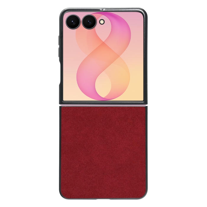 [ LOOF ALCANTARA-SHELL ] Galaxy Z Flip8 SM-F776Q SC-55G CG40 ケース カバー スマホケース アルカンターラ シンプル ストラップホール [ Galaxy Z Flip8 ]