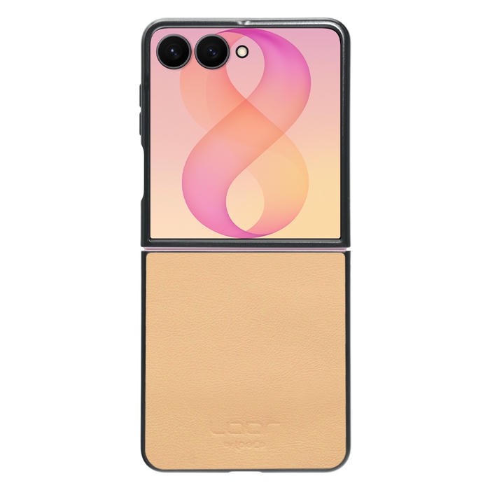 [ LOOF BASIC-SHELL ]  Galaxy Z Flip8 SM-F776Q SC-55G CG40 ケース カバー スマホケース 本革 レザー シンプル [ Galaxy Z Flip8 ]