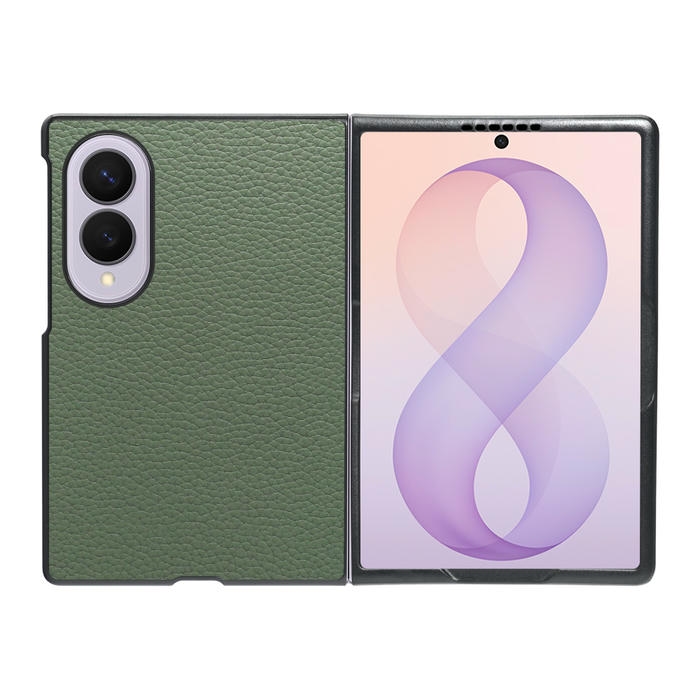 [ LOOF LUXURY-SHELL ] Galaxy Z Fold8　 SC-57G SCG41 SM-F971Q スマホケース 背面 ケース カバー ハードケース 本革  [ Galaxy Z Fold8　 ]