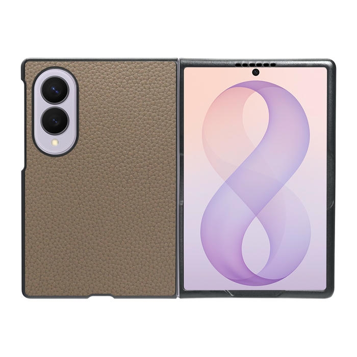 [ LOOF LUXURY-SHELL ] Galaxy Z Fold8　 SC-57G SCG41 SM-F971Q スマホケース 背面 ケース カバー ハードケース 本革  [ Galaxy Z Fold8　 ]