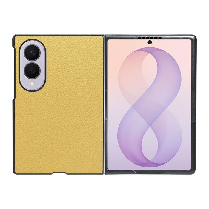 [ LOOF LUXURY-SHELL ] Galaxy Z Fold8　 SC-57G SCG41 SM-F971Q スマホケース 背面 ケース カバー ハードケース 本革  [ Galaxy Z Fold8　 ]