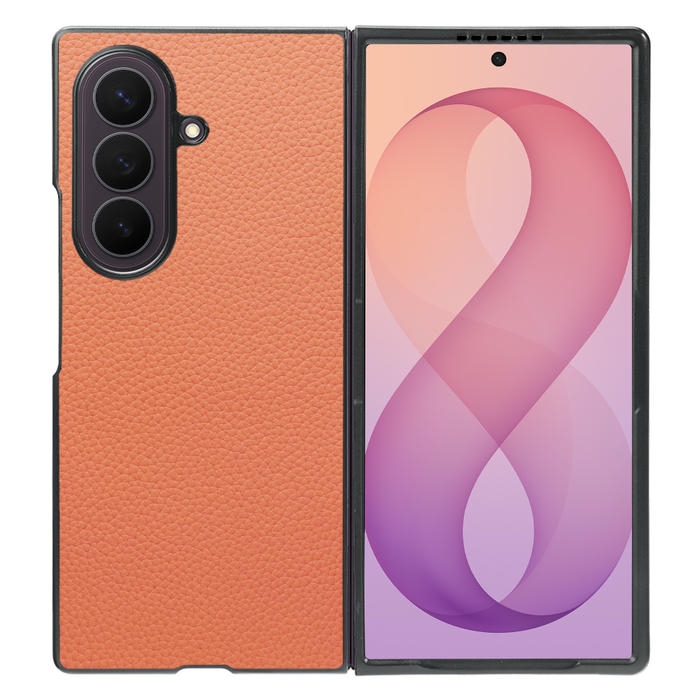 [ LOOF LUXURY-SHELL ] Galaxy Z Fold8 Ultra SC-56G SCG39 スマホケース 背面 ケース カバー ハードケース 本革  [ Galaxy Z Fold8 Ultra ]