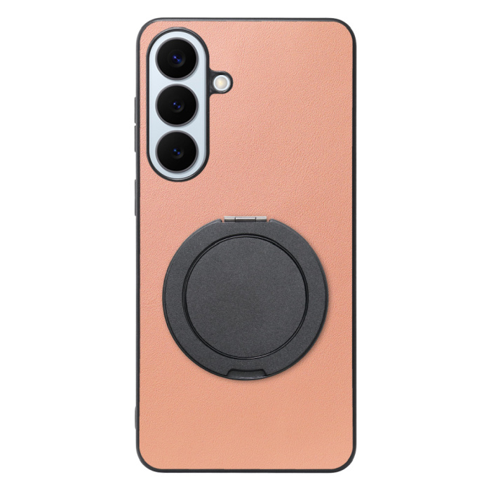 [ LOOF RING-SHELL (シンプル Ver.) ] Galaxy S26+ Samsung SC-52G スマホケース 背面 ケース カバー ハードケース スマホリング リング付き 本革 ストラップホール [ Galaxy S26+ ]