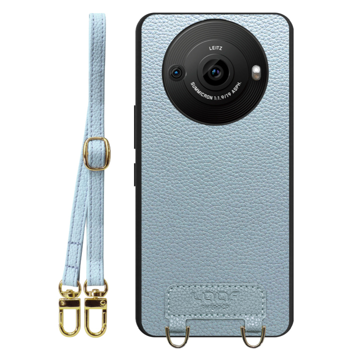 [ LOOF LUXURY-SHELL SHOULDER ] AQUOS R8 pro SH-51D R8pro AQUOSR8pro ショルダーストラップ付き シンプルでスマート 本革 シェル型ケース ショルダー ストラップ スマホショルダー [ AQUOS R8 pro ]