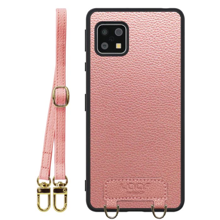 [ LOOF LUXURY-SHELL SHOULDER ] AQUOS sense4 / sense4 lite / sense4 basic / sense5G / やさしいスマホ2 sense 4 4lite 4basic 5G sense4lite sense4basic ショルダーストラップ付き シンプルでスマート 本革 シェル型ケース ショルダー ストラップ スマホショルダー [ AQUOS sense4/4 lite/4 basic/sense5G/やさしいスマホ2 ]
