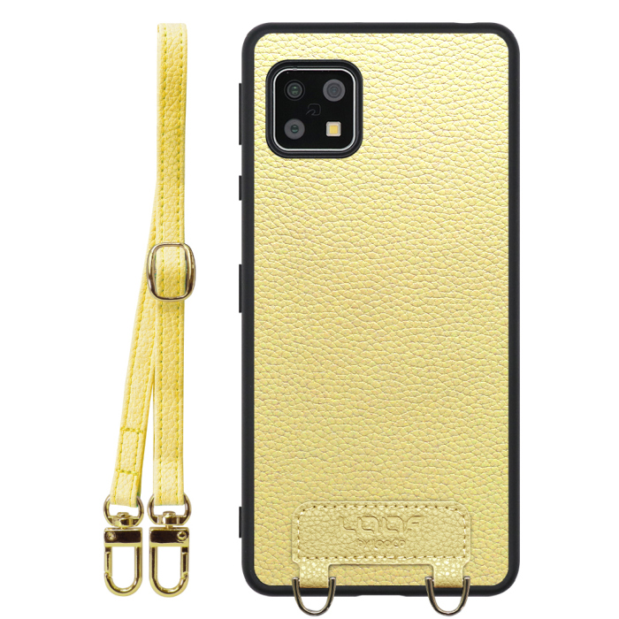 [ LOOF LUXURY-SHELL SHOULDER ] AQUOS sense4 / sense4 lite / sense4 basic / sense5G / やさしいスマホ2 sense 4 4lite 4basic 5G sense4lite sense4basic ショルダーストラップ付き シンプルでスマート 本革 シェル型ケース ショルダー ストラップ スマホショルダー [ AQUOS sense4/4 lite/4 basic/sense5G/やさしいスマホ2 ]