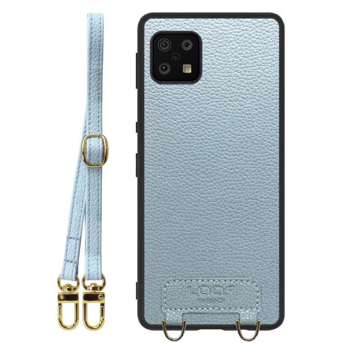 [ LOOF LUXURY-SHELL SHOULDER ] AQUOS sense6s /sense6 sense 6s 6 ショルダーストラップ付き シンプルでスマート 本革 シェル型ケース ショルダー ストラップ スマホショルダー [ AQUOS sense6/sense6s ]