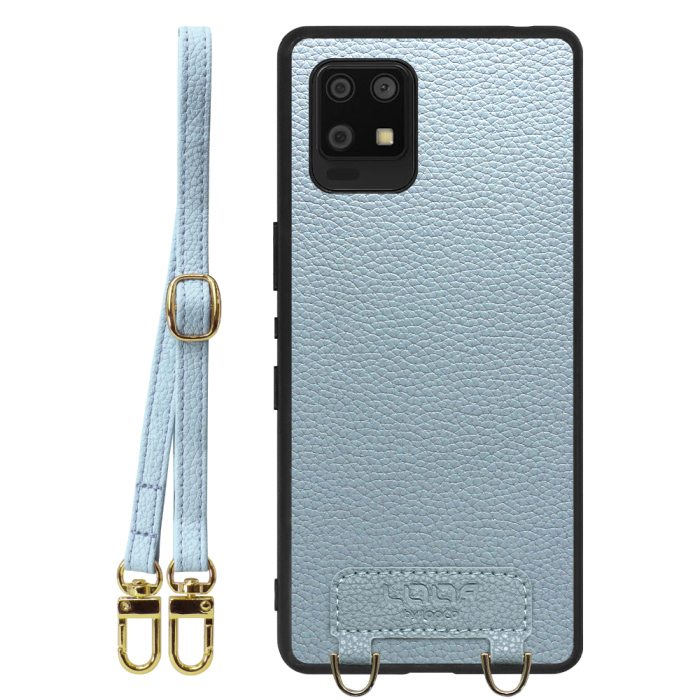 [ LOOF LUXURY-SHELL SHOULDER ] AQUOS zero6 SHG04 zero 6 ショルダーストラップ付き シンプルでスマート 本革 シェル型ケース ショルダー ストラップ スマホショルダー [ AQUOS zero6 ]