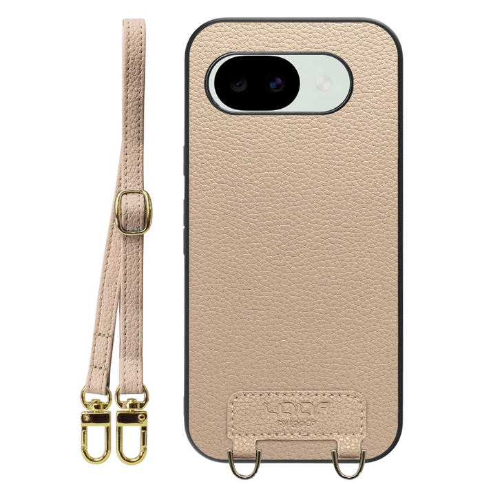 [ LOOF LUXURY-SHELL SHOULDER ] Google Pixel 10a グーグル ピクセル ショルダーストラップ付き シンプルでスマート 本革 シェル型ケース ショルダー ストラップ スマホショルダー [ Google Pixel 10a ]