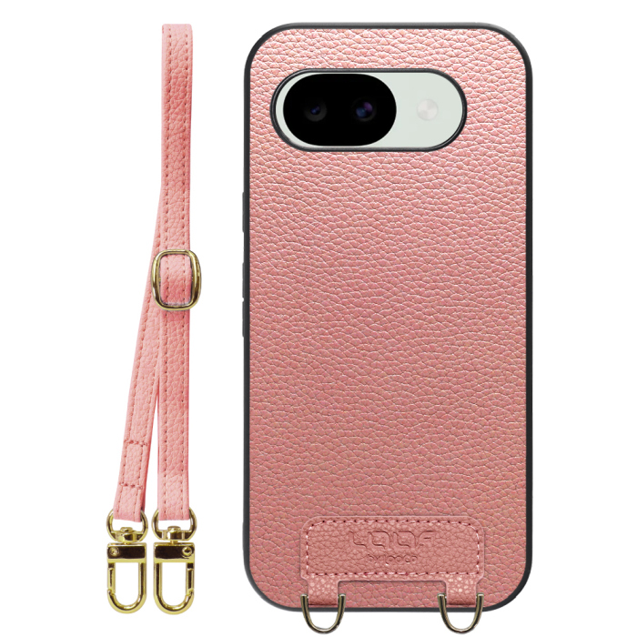 [ LOOF LUXURY-SHELL SHOULDER ] Google Pixel 10a グーグル ピクセル ショルダーストラップ付き シンプルでスマート 本革 シェル型ケース ショルダー ストラップ スマホショルダー [ Google Pixel 10a ]