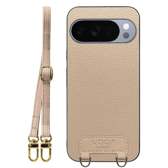 [ LOOF LUXURY-SHELL SHOULDER ] Google Pixel 10 Pro XL Google Pixel10proxl ピクセル10プロXL ショルダーストラップ付き シンプルでスマート 本革 シェル型ケース ショルダー ストラップ スマホショルダー [ Google Pixel 10 Pro XL ]