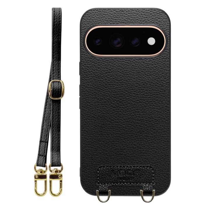 [ LOOF LUXURY-SHELL SHOULDER ] Google Pixel 11 Pro  ショルダーストラップ付き シンプルでスマート 本革 シェル型ケース ショルダー ストラップ スマホショルダー [ Google Pixel 11 Pro ]