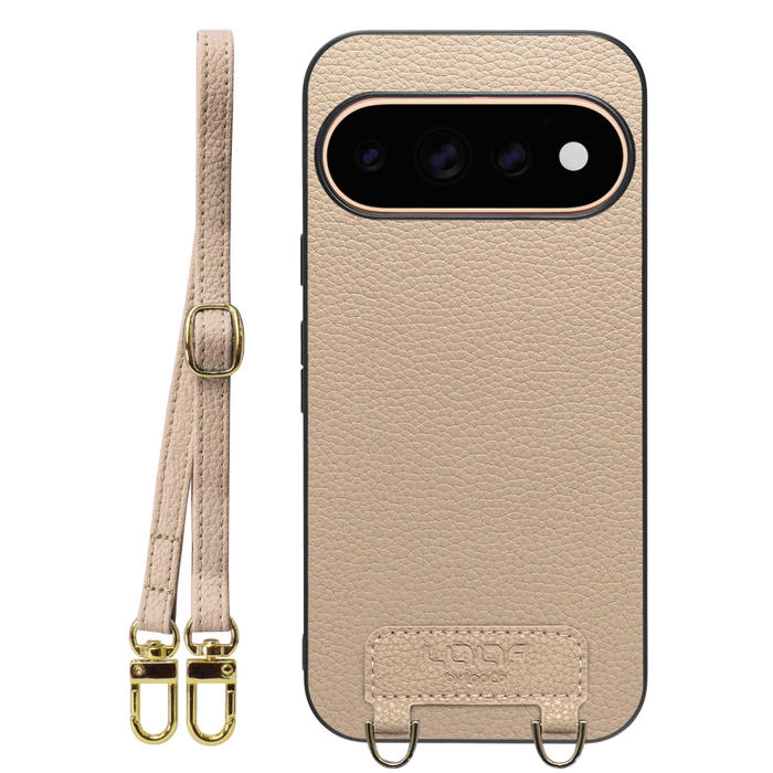 [ LOOF LUXURY-SHELL SHOULDER ] Google Pixel 11 Pro  ショルダーストラップ付き シンプルでスマート 本革 シェル型ケース ショルダー ストラップ スマホショルダー [ Google Pixel 11 Pro ]