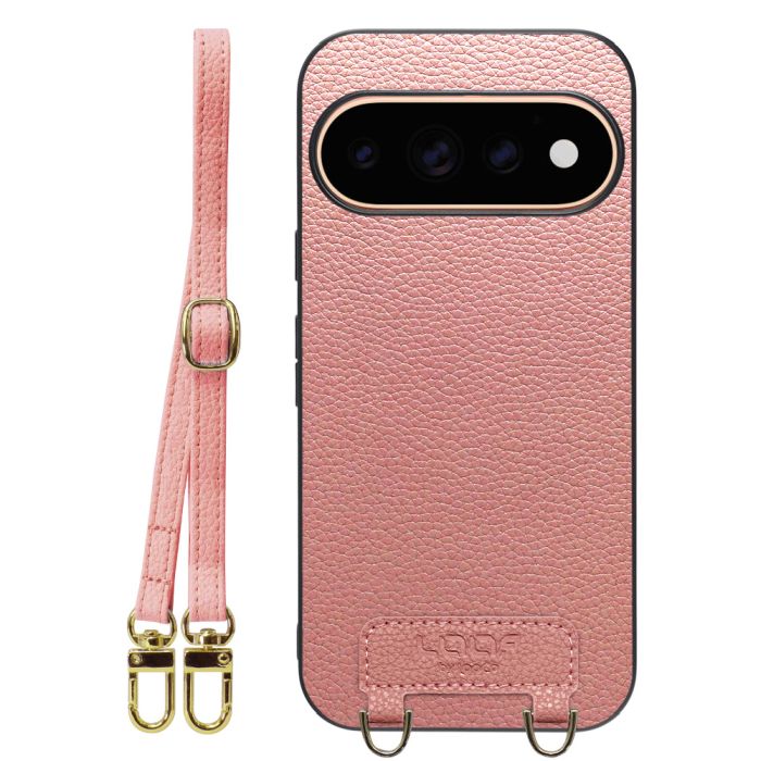 [ LOOF LUXURY-SHELL SHOULDER ] Google Pixel 11 Pro  ショルダーストラップ付き シンプルでスマート 本革 シェル型ケース ショルダー ストラップ スマホショルダー [ Google Pixel 11 Pro ]