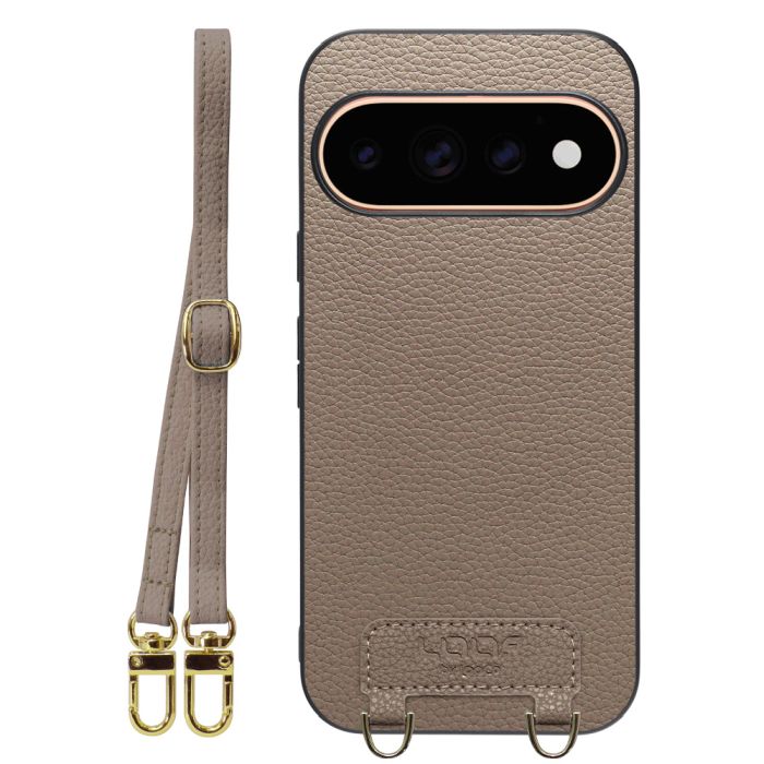 [ LOOF LUXURY-SHELL SHOULDER ] Google Pixel 11 Pro  ショルダーストラップ付き シンプルでスマート 本革 シェル型ケース ショルダー ストラップ スマホショルダー [ Google Pixel 11 Pro ]