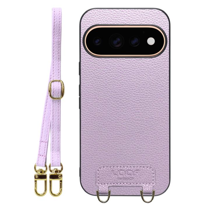 [ LOOF LUXURY-SHELL SHOULDER ] Google Pixel 11 Pro  ショルダーストラップ付き シンプルでスマート 本革 シェル型ケース ショルダー ストラップ スマホショルダー [ Google Pixel 11 Pro ]