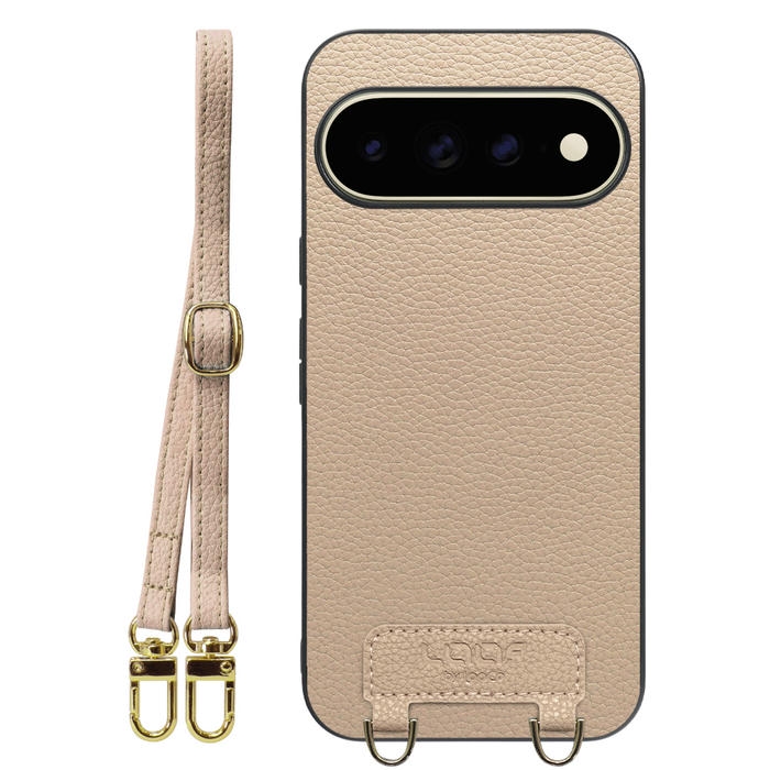 [ LOOF LUXURY-SHELL SHOULDER ] Google Pixel 11 Pro XL  ショルダーストラップ付き シンプルでスマート 本革 シェル型ケース ショルダー ストラップ スマホショルダー [ Google Pixel 11 Pro XL ]