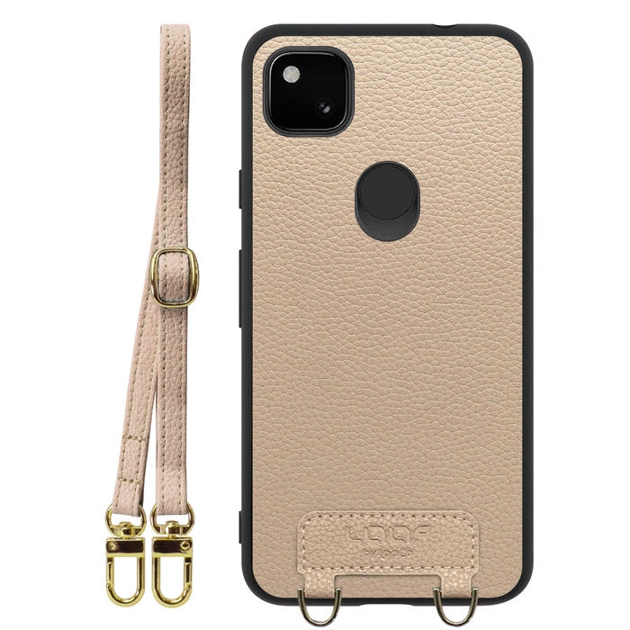 [ LOOF LUXURY-SHELL SHOULDER ] Google Pixel 4a pixel4a googlepixel4a ショルダーストラップ付き シンプルでスマート 本革 シェル型ケース ショルダー ストラップ スマホショルダー [ Google Pixel 4a ]