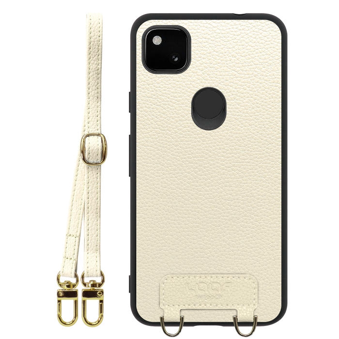 [ LOOF LUXURY-SHELL SHOULDER ] Google Pixel 4a pixel4a googlepixel4a ショルダーストラップ付き シンプルでスマート 本革 シェル型ケース ショルダー ストラップ スマホショルダー [ Google Pixel 4a ]