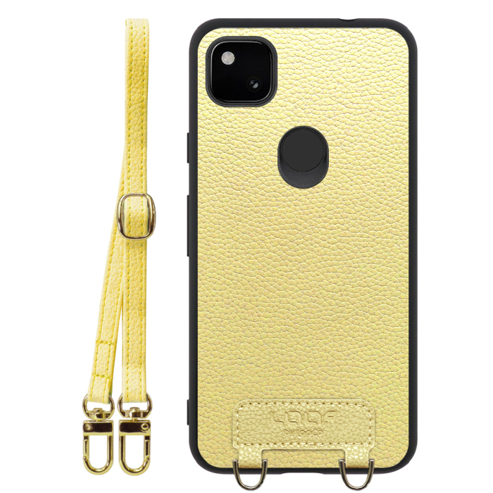 [ LOOF LUXURY-SHELL SHOULDER ] Google Pixel 4a pixel4a googlepixel4a ショルダーストラップ付き シンプルでスマート 本革 シェル型ケース ショルダー ストラップ スマホショルダー [ Google Pixel 4a ]