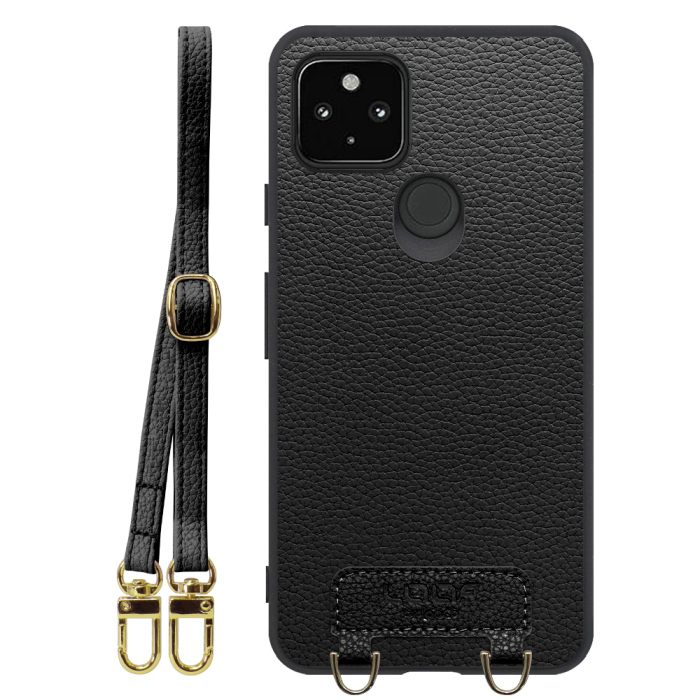 [ LOOF LUXURY-SHELL SHOULDER ] Google Pixel 5 pixel5 Googlepixel5 ショルダーストラップ付き シンプルでスマート 本革 シェル型ケース ショルダー ストラップ スマホショルダー [ Google Pixel 5 ]