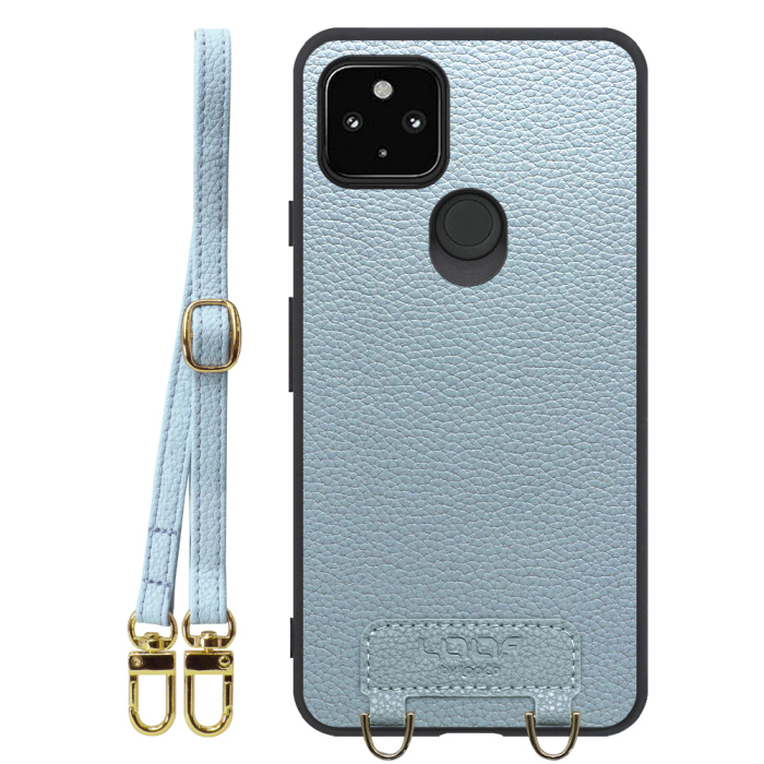 [ LOOF LUXURY-SHELL SHOULDER ] Google Pixel 5 pixel5 Googlepixel5 ショルダーストラップ付き シンプルでスマート 本革 シェル型ケース ショルダー ストラップ スマホショルダー [ Google Pixel 5 ]