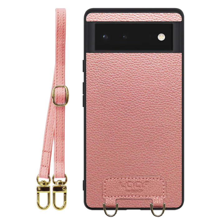 [ LOOF LUXURY-SHELL SHOULDER ] Google Pixel 6 googlepixel6 pixel6 ピクセル6 ショルダーストラップ付き シンプルでスマート 本革 シェル型ケース ショルダー ストラップ スマホショルダー [ Google Pixel 6 ]