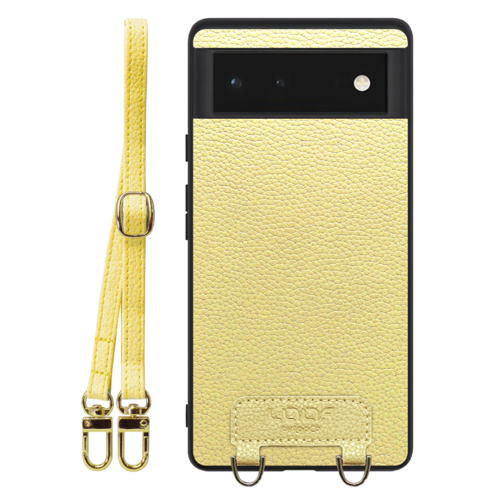[ LOOF LUXURY-SHELL SHOULDER ] Google Pixel 6 googlepixel6 pixel6 ピクセル6 ショルダーストラップ付き シンプルでスマート 本革 シェル型ケース ショルダー ストラップ スマホショルダー [ Google Pixel 6 ]