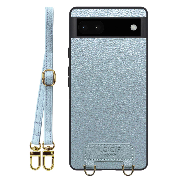 [ LOOF LUXURY-SHELL SHOULDER ] Google Pixel 6a googlepixel6a pixel6a ショルダーストラップ付き シンプルでスマート 本革 シェル型ケース ショルダー ストラップ スマホショルダー [ Google Pixel 6a ]