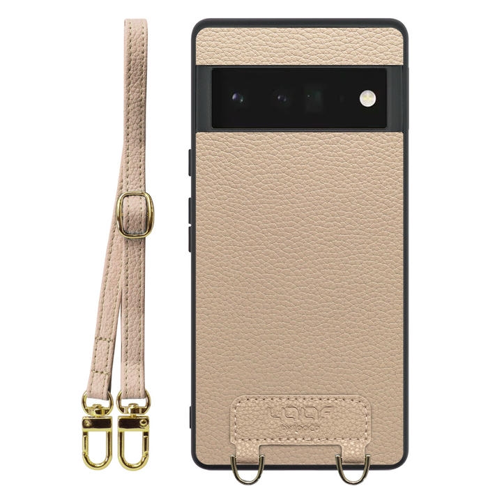 [ LOOF LUXURY-SHELL SHOULDER ] Google Pixel 6 Pro Googlepixel6pro 6pro プロ ピクセル6pro ショルダーストラップ付き シンプルでスマート 本革 シェル型ケース ショルダー ストラップ スマホショルダー [ Google Pixel 6 Pro ]