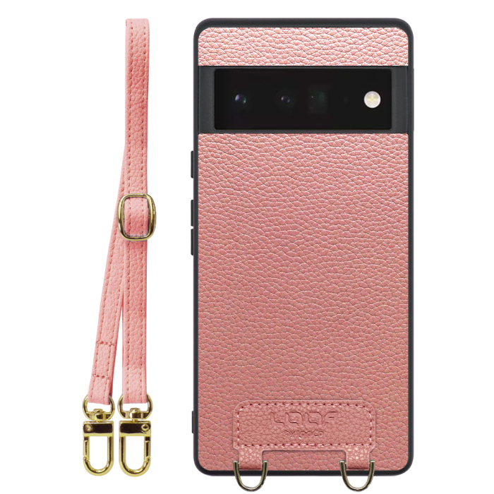 [ LOOF LUXURY-SHELL SHOULDER ] Google Pixel 6 Pro Googlepixel6pro 6pro プロ ピクセル6pro ショルダーストラップ付き シンプルでスマート 本革 シェル型ケース ショルダー ストラップ スマホショルダー [ Google Pixel 6 Pro ]