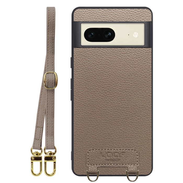 [ LOOF LUXURY-SHELL SHOULDER ] Google pixel 7 googlepixel7 pixel7 ピクセル7 ショルダーストラップ付き シンプルでスマート 本革 シェル型ケース ショルダー ストラップ スマホショルダー [ Google Pixel 7 ]