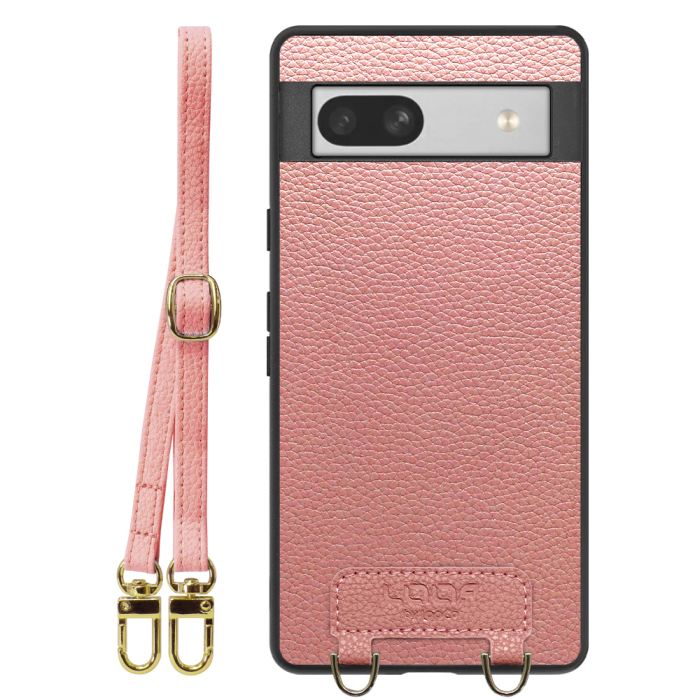 [ LOOF LUXURY-SHELL SHOULDER ] Google Pixel 7a googlepixel7a pixel7a ショルダーストラップ付き シンプルでスマート 本革 シェル型ケース ショルダー ストラップ スマホショルダー [ Google Pixel 7a ]